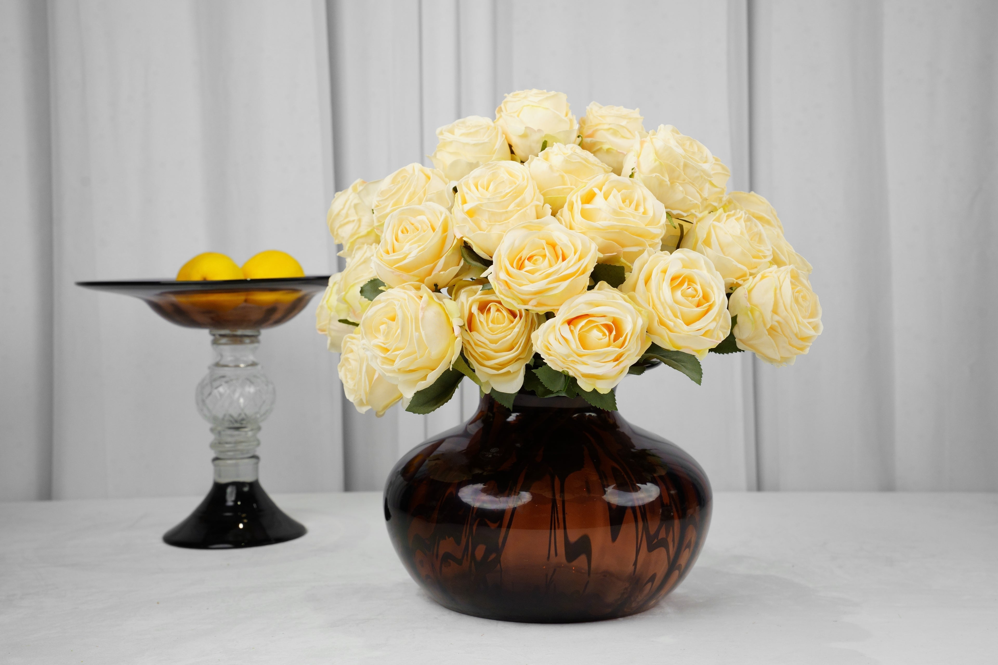 Vintage-Edge Rose Stem, 37 cm