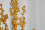 Golden Holly Berry Branch, 104 cm (7 branches)