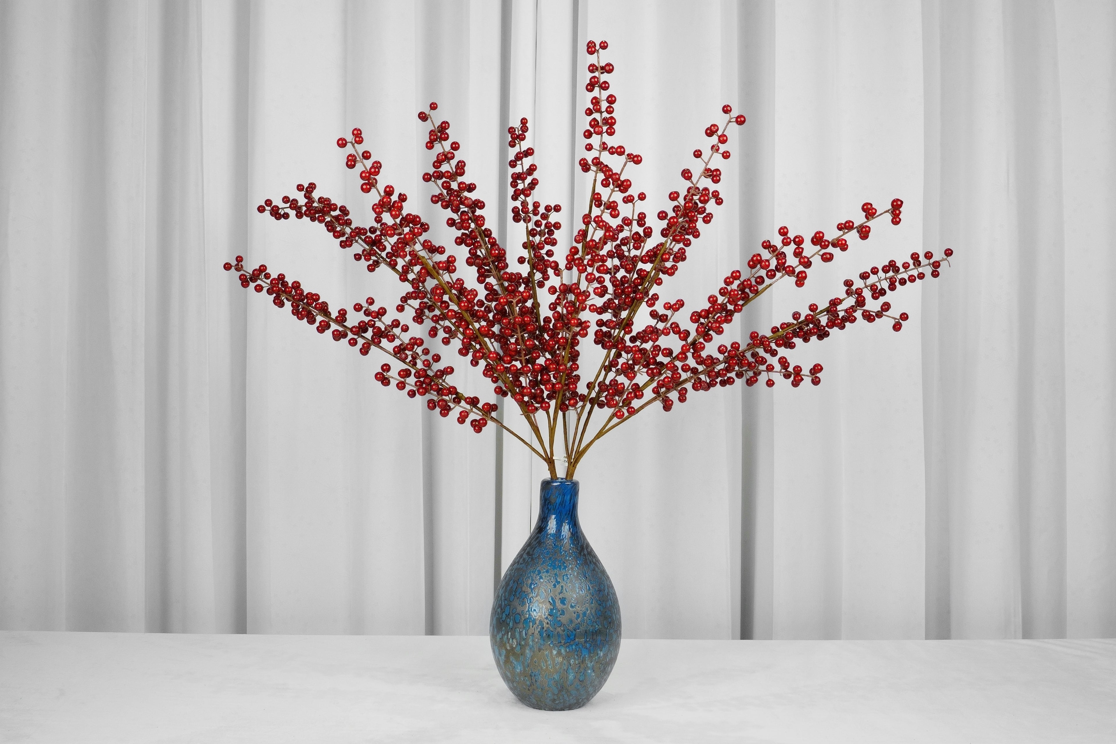 Holly Berry Branch, 92 cm (5 branches)