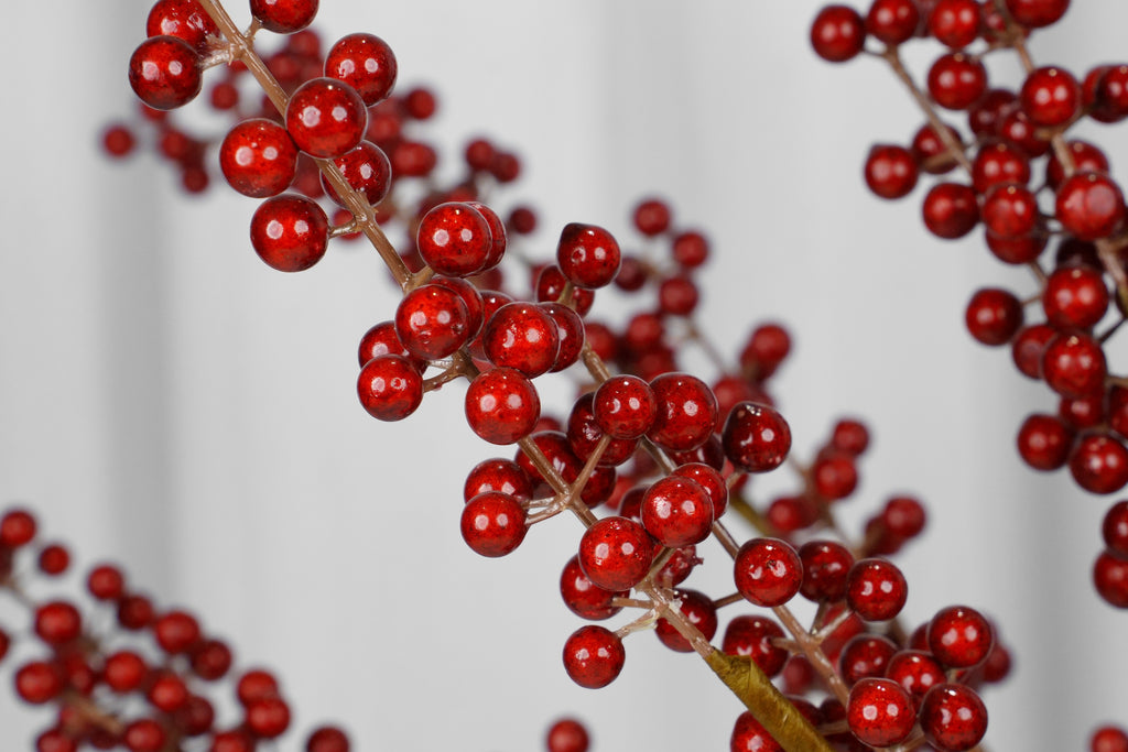 Holly Berry Branch, 92 cm (5 branches)