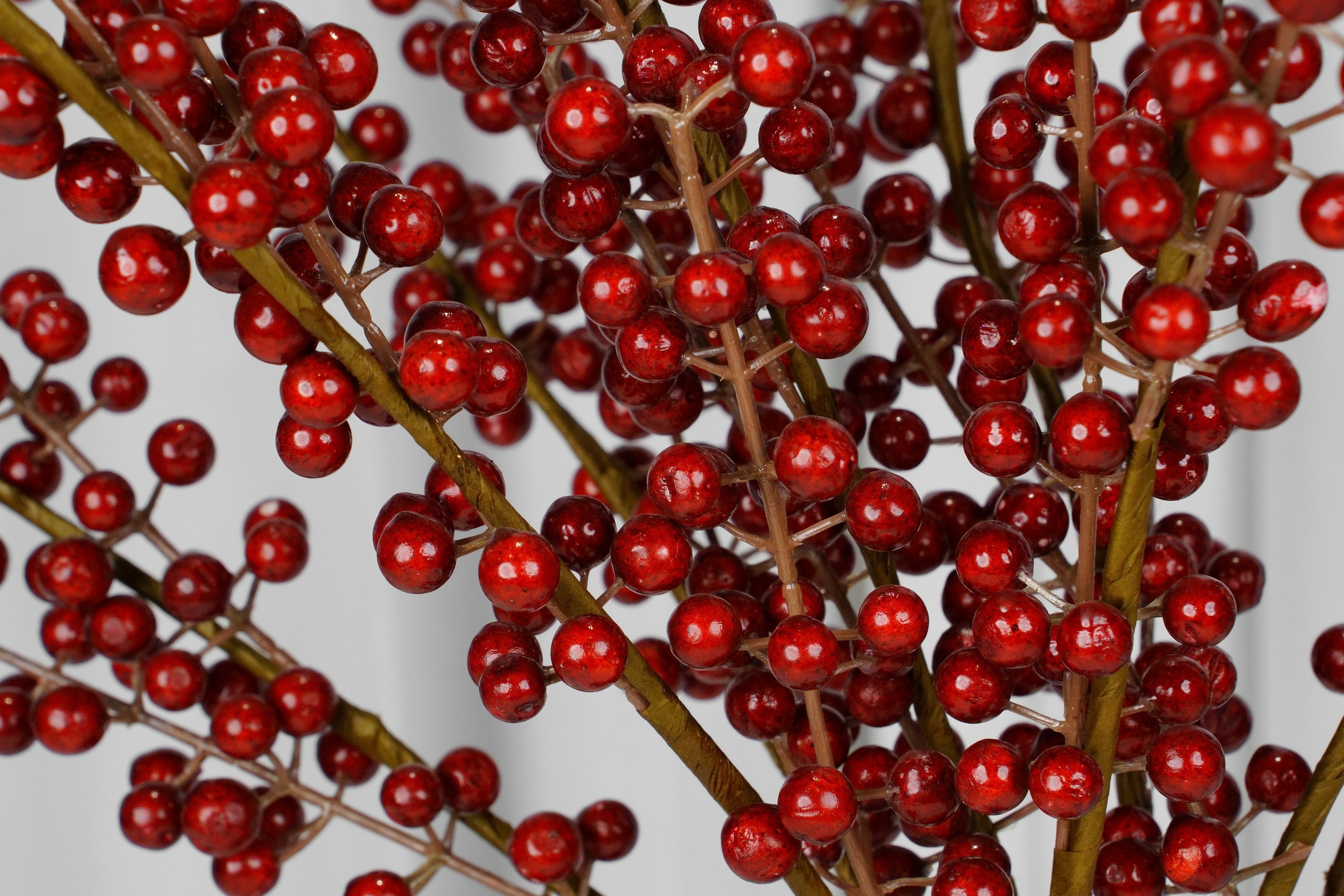 Holly Berry Branch, 92 cm (5 branches)