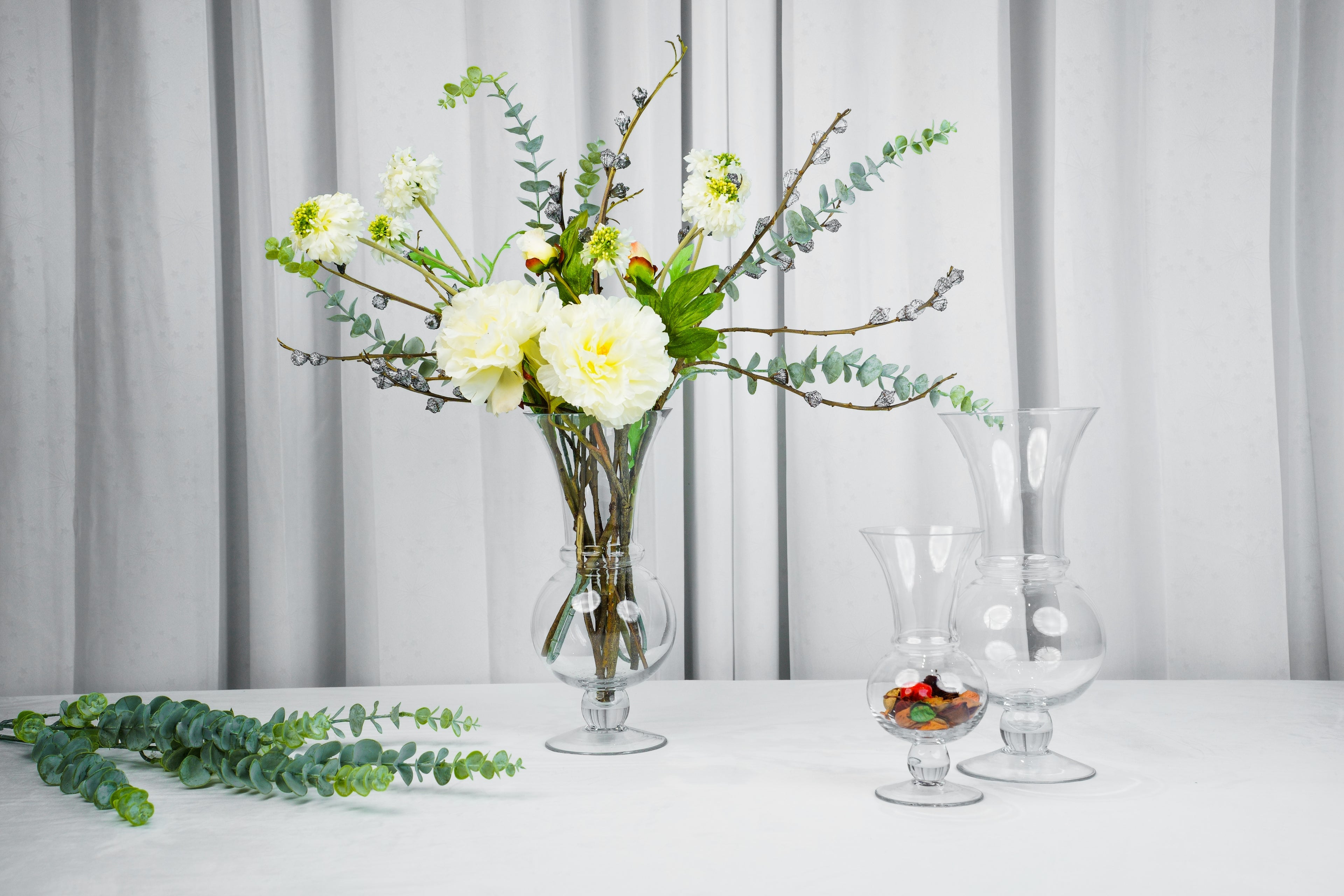 Lucent Chalice Glass Vase (2 sizes)