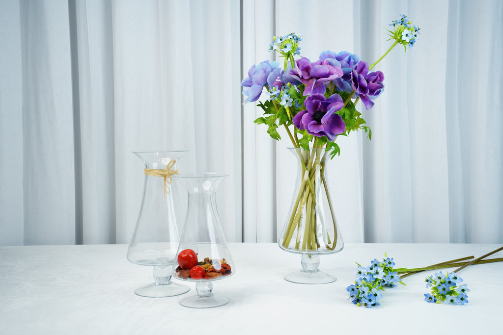 Lucent Trumpet Glass Vase (2 sizes)