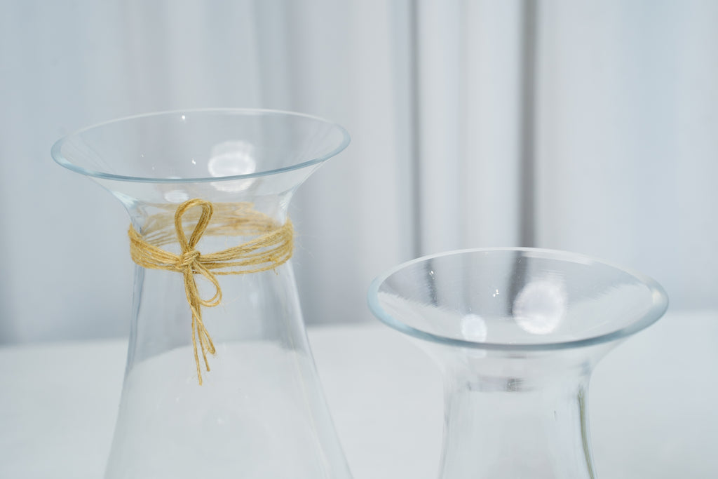 Lucent Trumpet Glass Vase (2 sizes)
