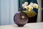 Amethyst Hobnail Glass Vase (2 sizes)