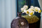 Amethyst Hobnail Glass Vase (2 sizes)