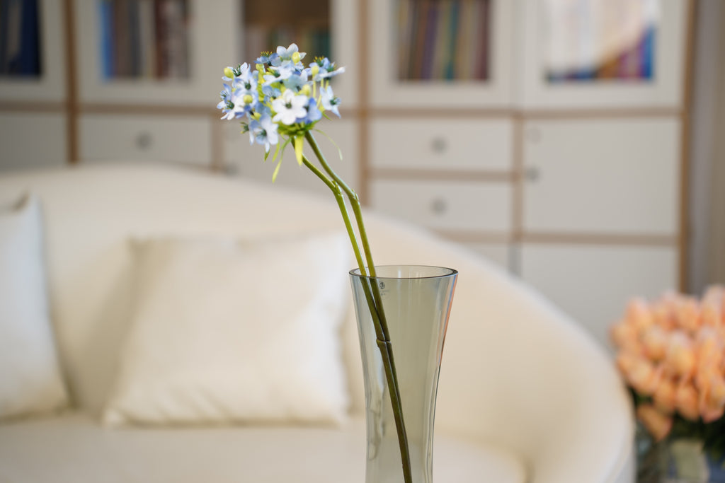 Serein Smoke Glass Bud Vase