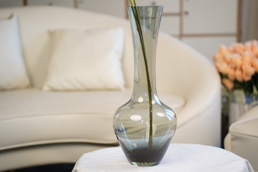 Serein Smoke Glass Bud Vase