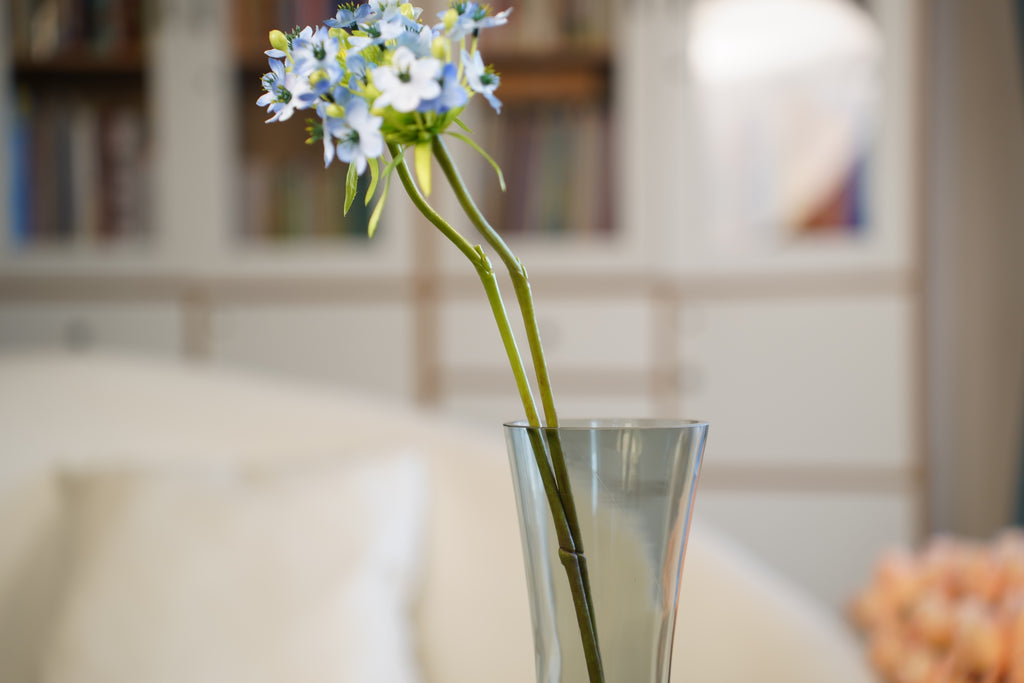 Serein Smoke Glass Bud Vase