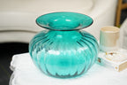 Palais Round Pumpkin Glass Vase (19 cm)