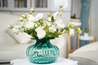 Palais Round Pumpkin Glass Vase (19 cm)