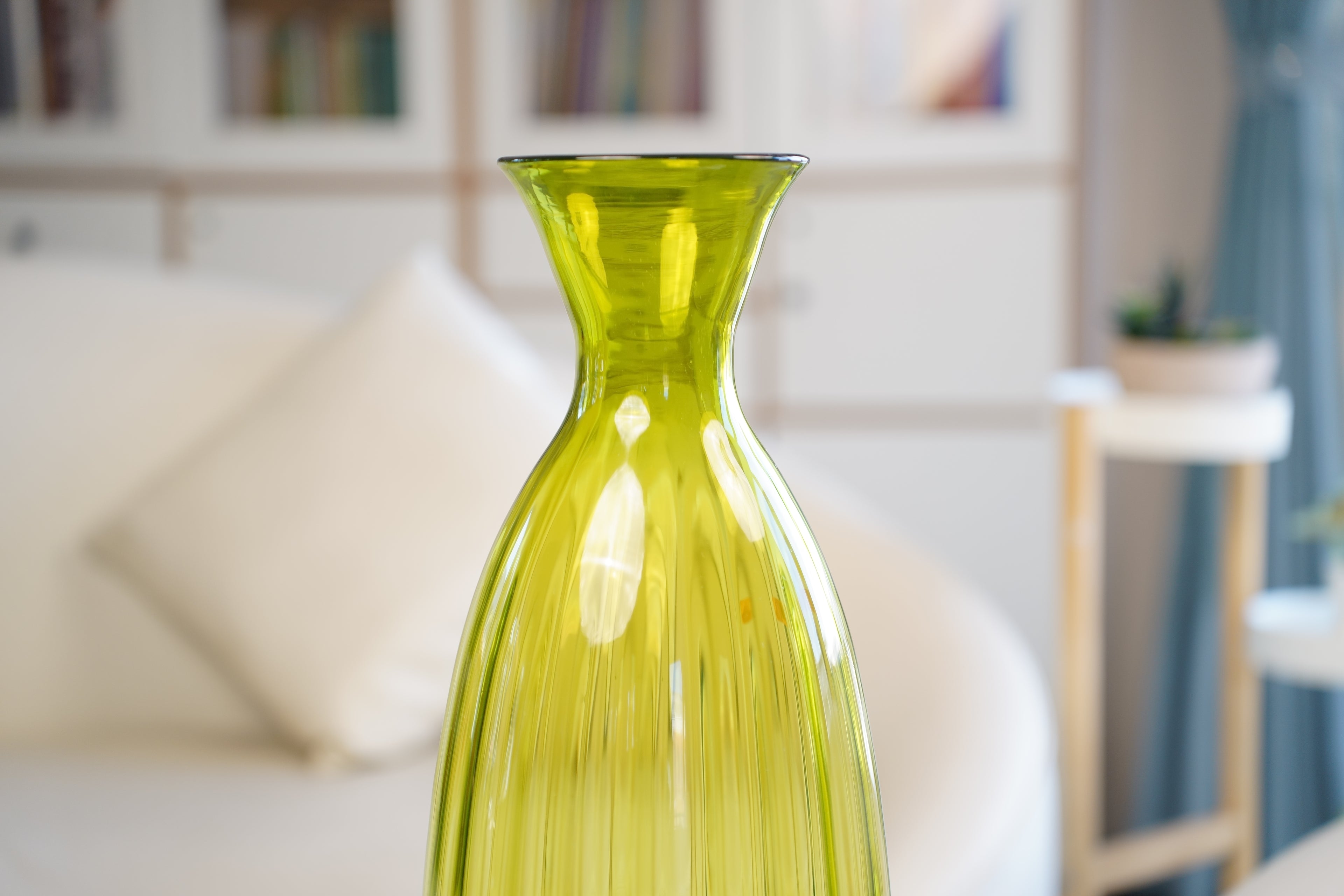 Palais Lime Oval Glass Vase (50 cm)