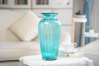 Palais Aqua Column Glass Vase (33 cm)
