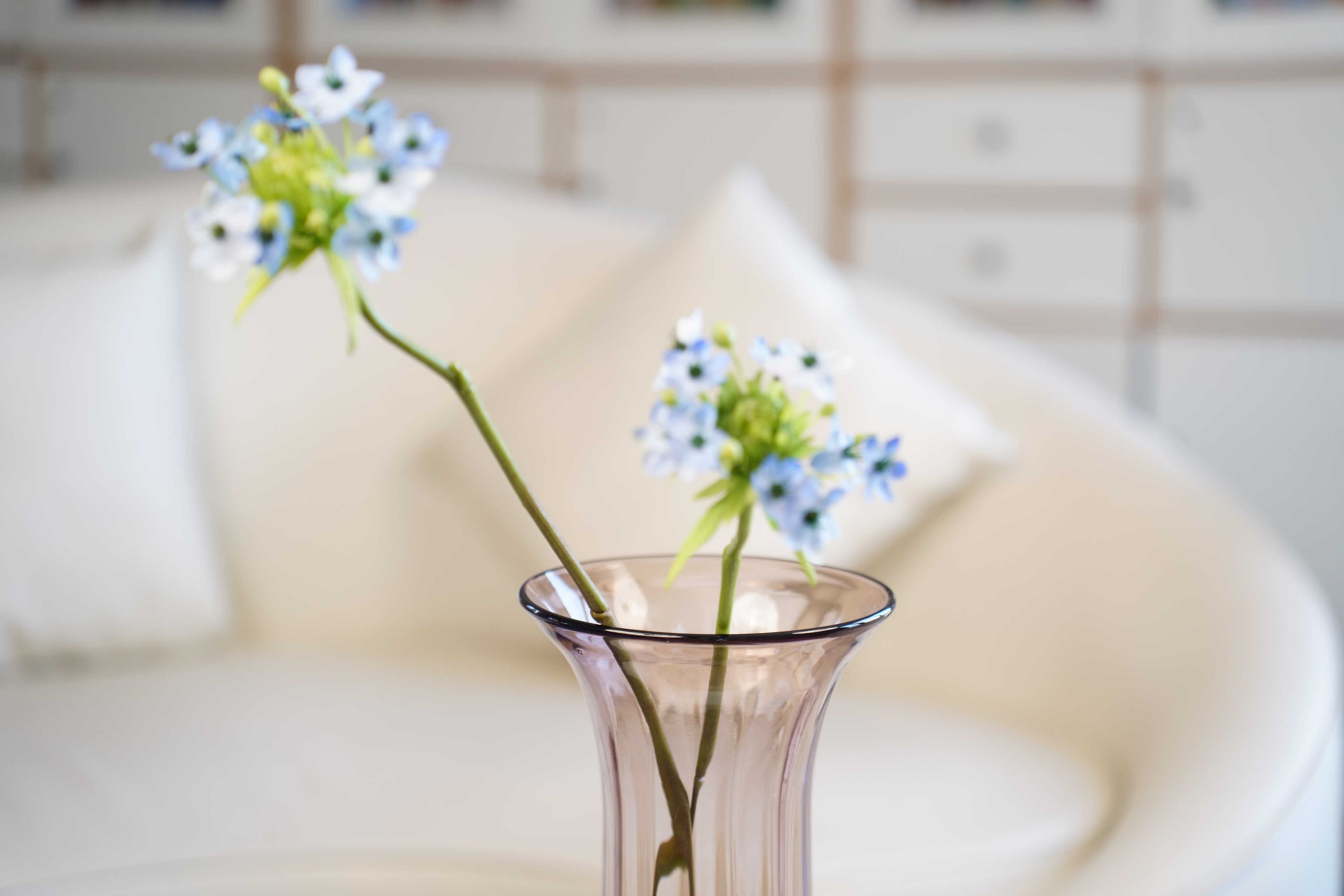 Palais Scroll-Handle Glass Vase (35 cm)
