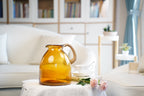 Harbour Amber Glass Jug Vase (3 sizes)