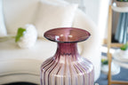 Palais Amethyst Fluted Glass Vase (48 cm)