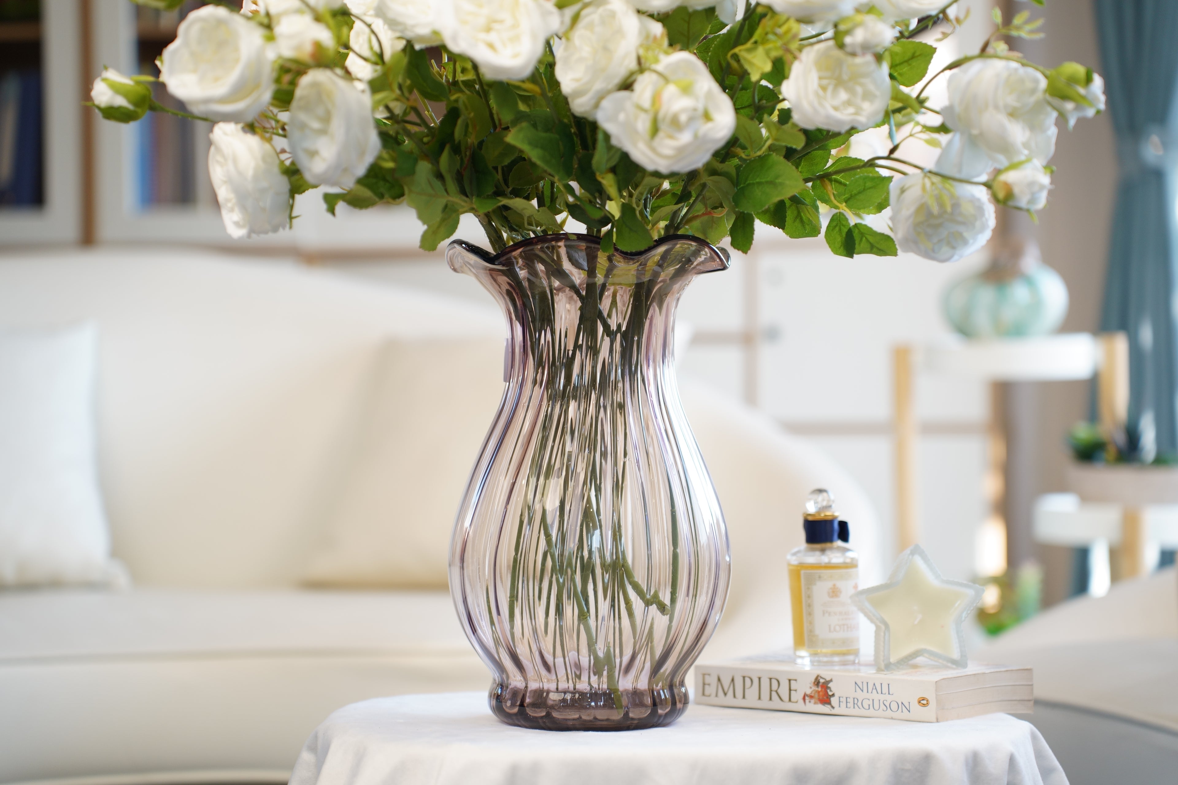 Palais Waved-Rim Glass Vase (2 sizes)