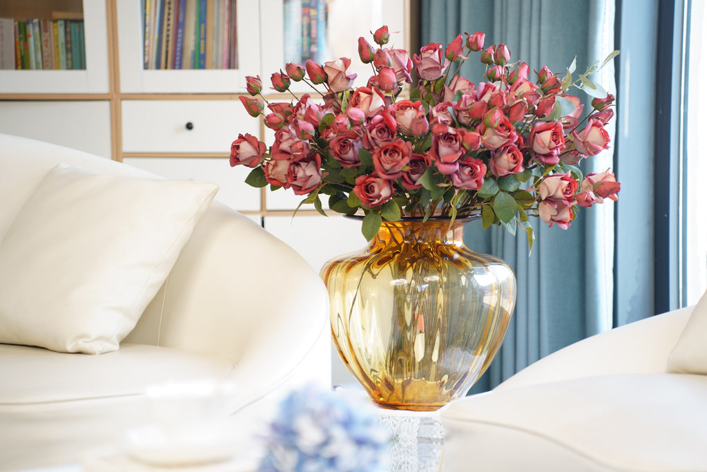Palais Grand Pumpkin Glass Vase