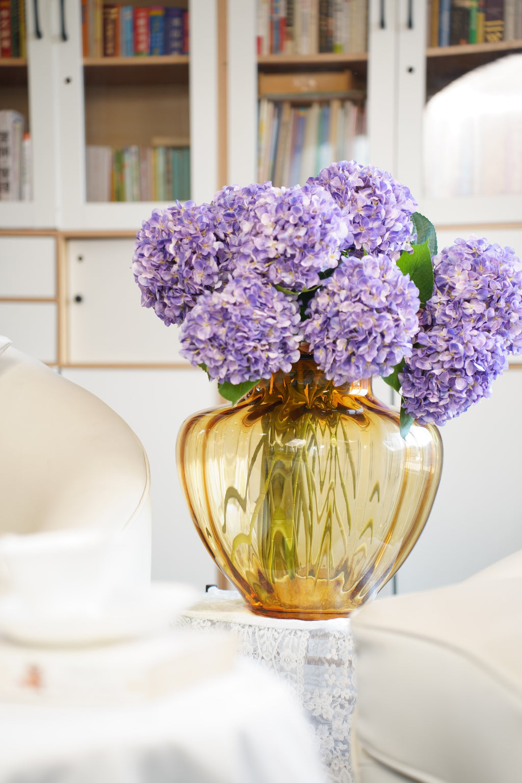 Palais Grand Pumpkin Glass Vase