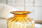Palais Grand Pumpkin Glass Vase