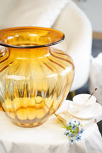 Palais Grand Pumpkin Glass Vase