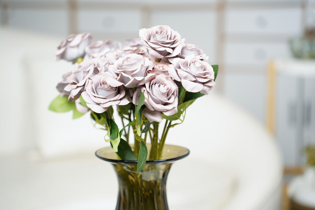 Painterly Rose Stem, 43cm