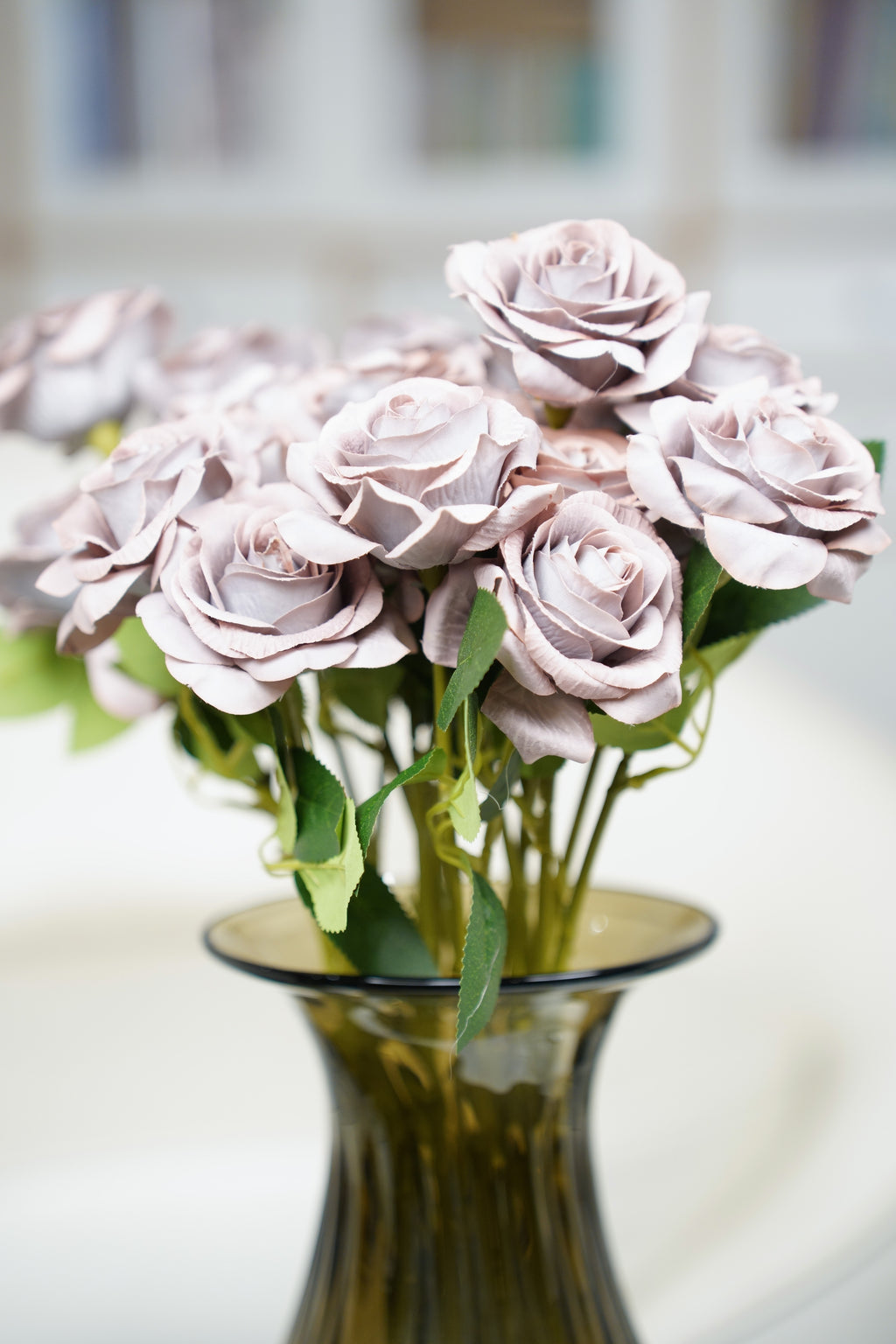 Painterly Rose Stem, 43cm