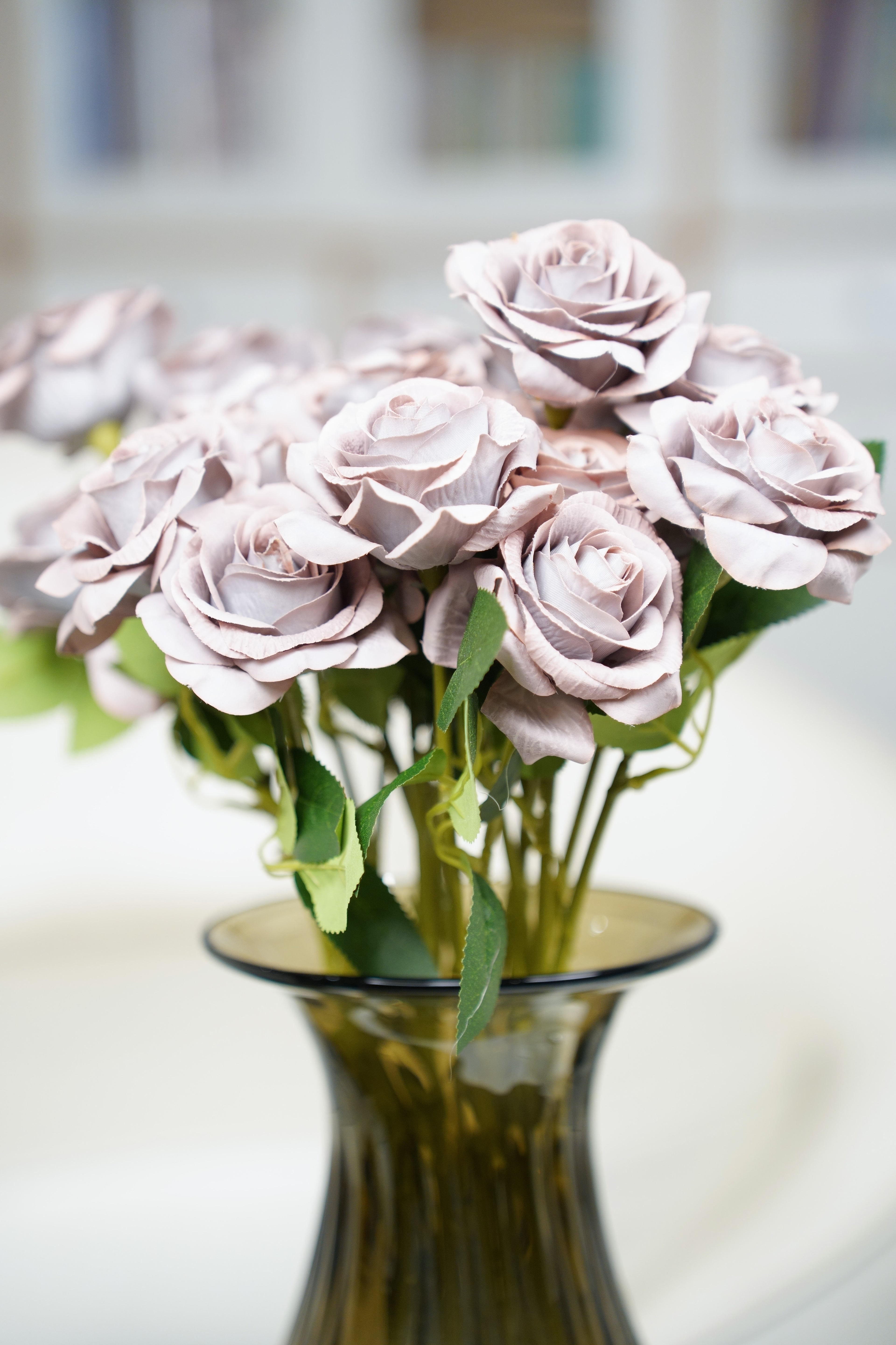 Painterly Rose Stem, 43cm