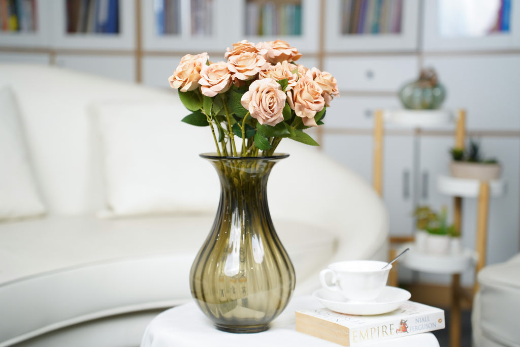 Painterly Rose Stem, 43cm