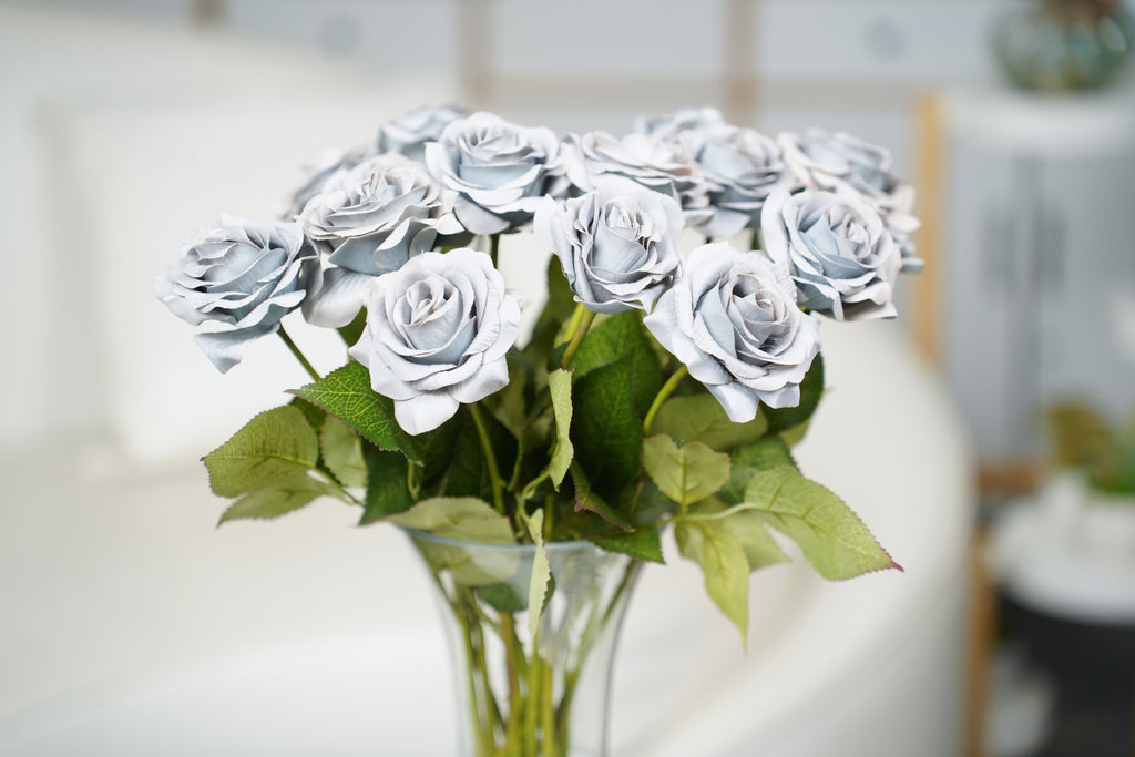 Painterly Rose Stem, 43cm