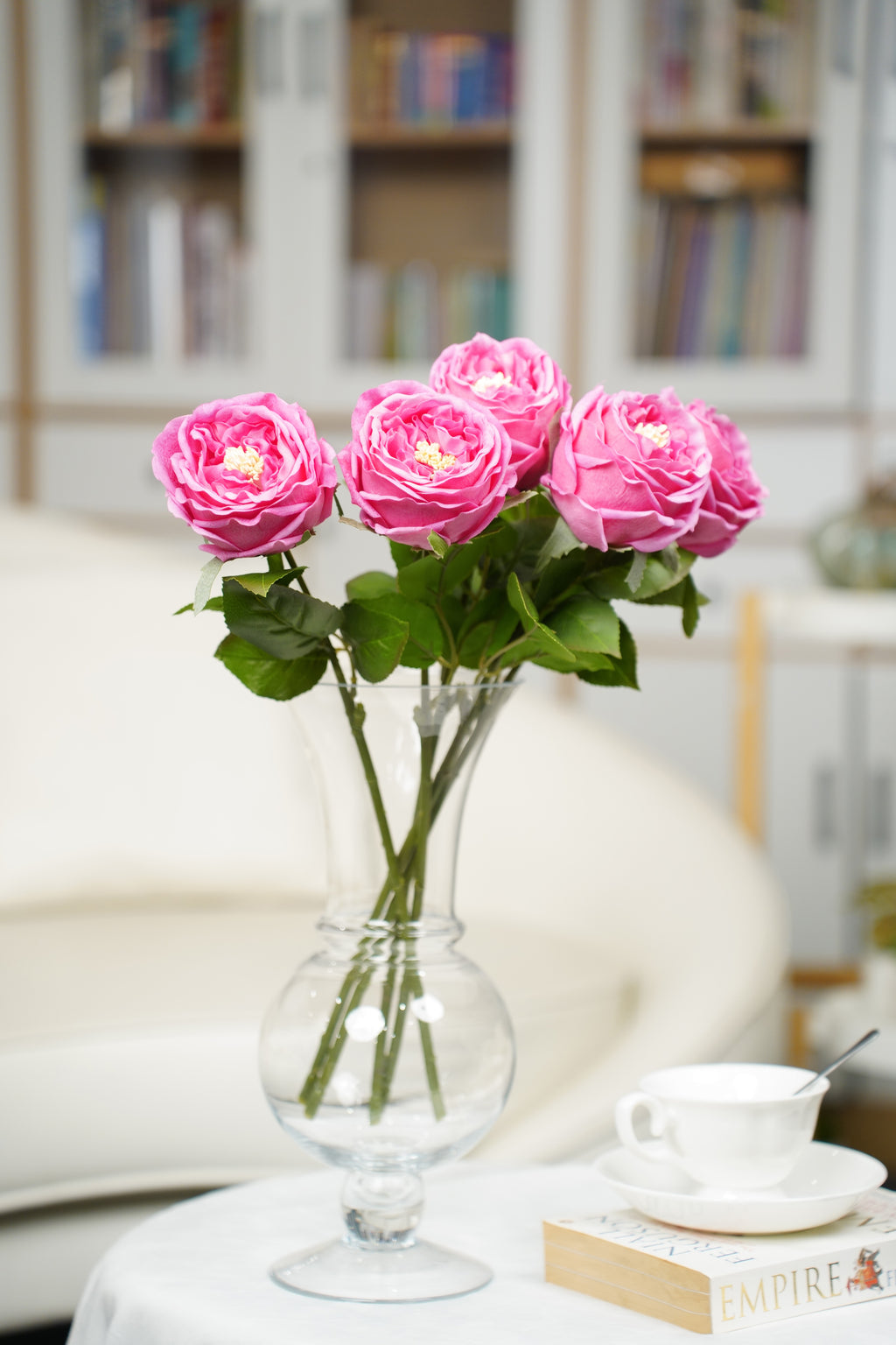 Aurelia Austin Rose Stem, 44 cm (Single Head)