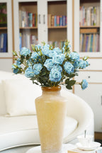 Vintage-Edge Garden Rose Stem, 66cm (6 heads)