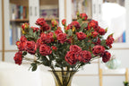 Vintage-Edge Garden Rose Stem, 66cm (6 heads)