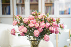Vintage-Edge Garden Rose Stem, 66cm (6 heads)