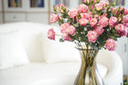 Vintage-Edge Garden Rose Stem, 66cm (6 heads)