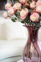 Vintage-Edge Garden Rose Stem, 66cm (6 heads)