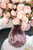 Vintage-Edge Garden Rose Stem, 66cm (6 heads)