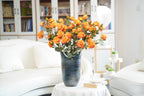 Vintage-Edge Garden Rose Stem, 66cm (6 heads)