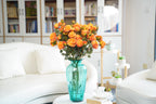 Vintage-Edge Garden Rose Stem, 66cm (6 heads)