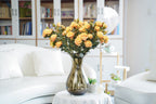Vintage-Edge Garden Rose Stem, 66cm (6 heads)