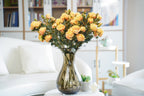 Vintage-Edge Garden Rose Stem, 66cm (6 heads)