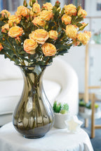 Vintage-Edge Garden Rose Stem, 66cm (6 heads)