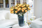 Vintage-Edge Garden Rose Stem, 66cm (6 heads)
