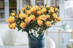 Vintage-Edge Garden Rose Stem, 66cm (6 heads)