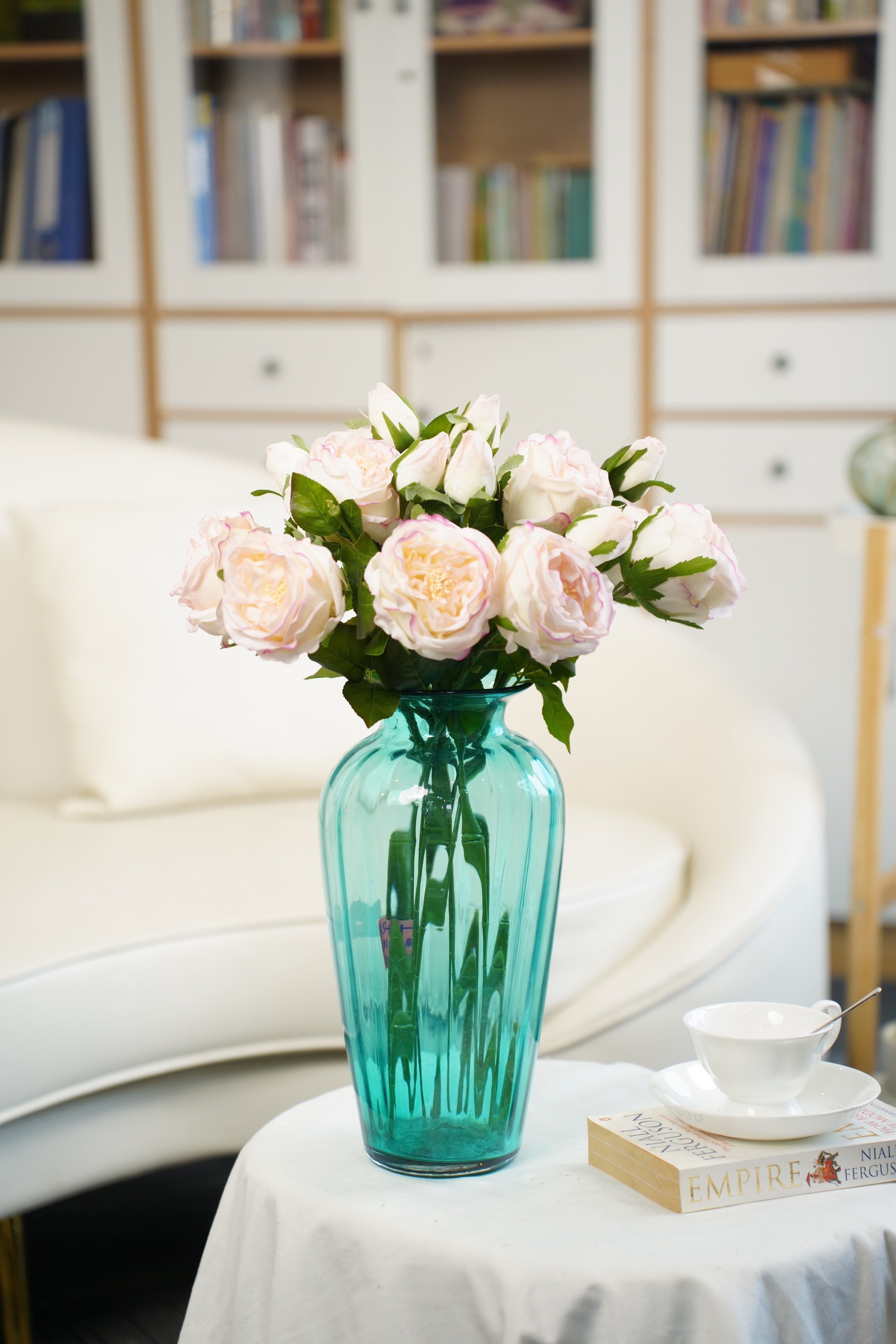 Aurelia Austin Rose Stem, 53 cm (Double Head)