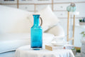 Harbour Aqua Glass Jug Vase (2 sizes)