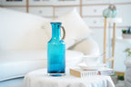 Harbour Aqua Glass Jug Vase (2 sizes)