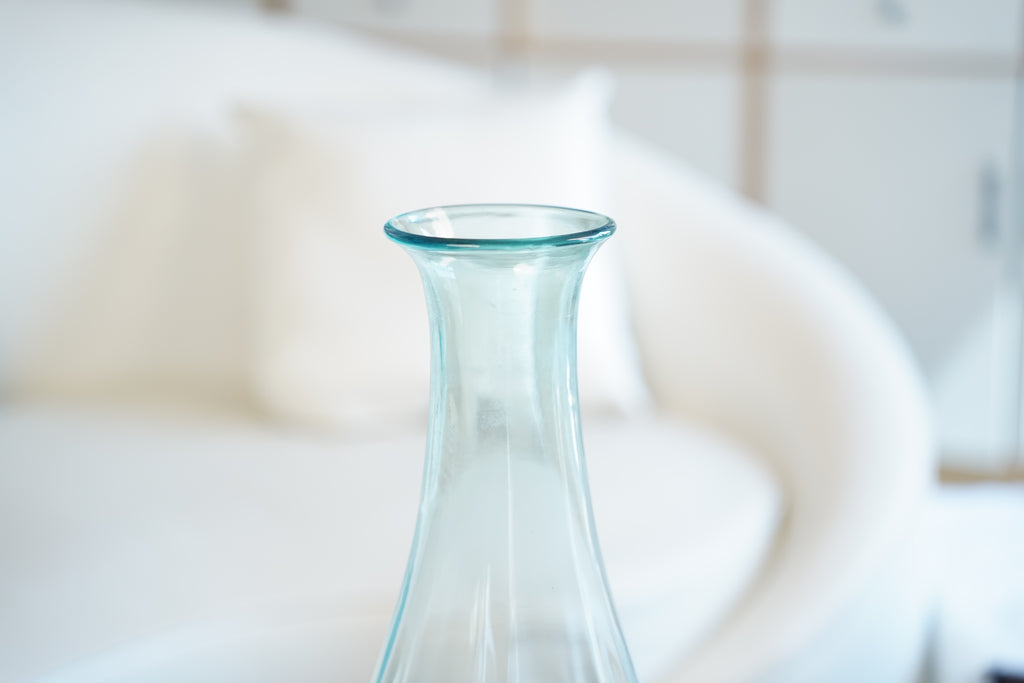 Palais Tall Ribbed Glass Vase (50 cm)