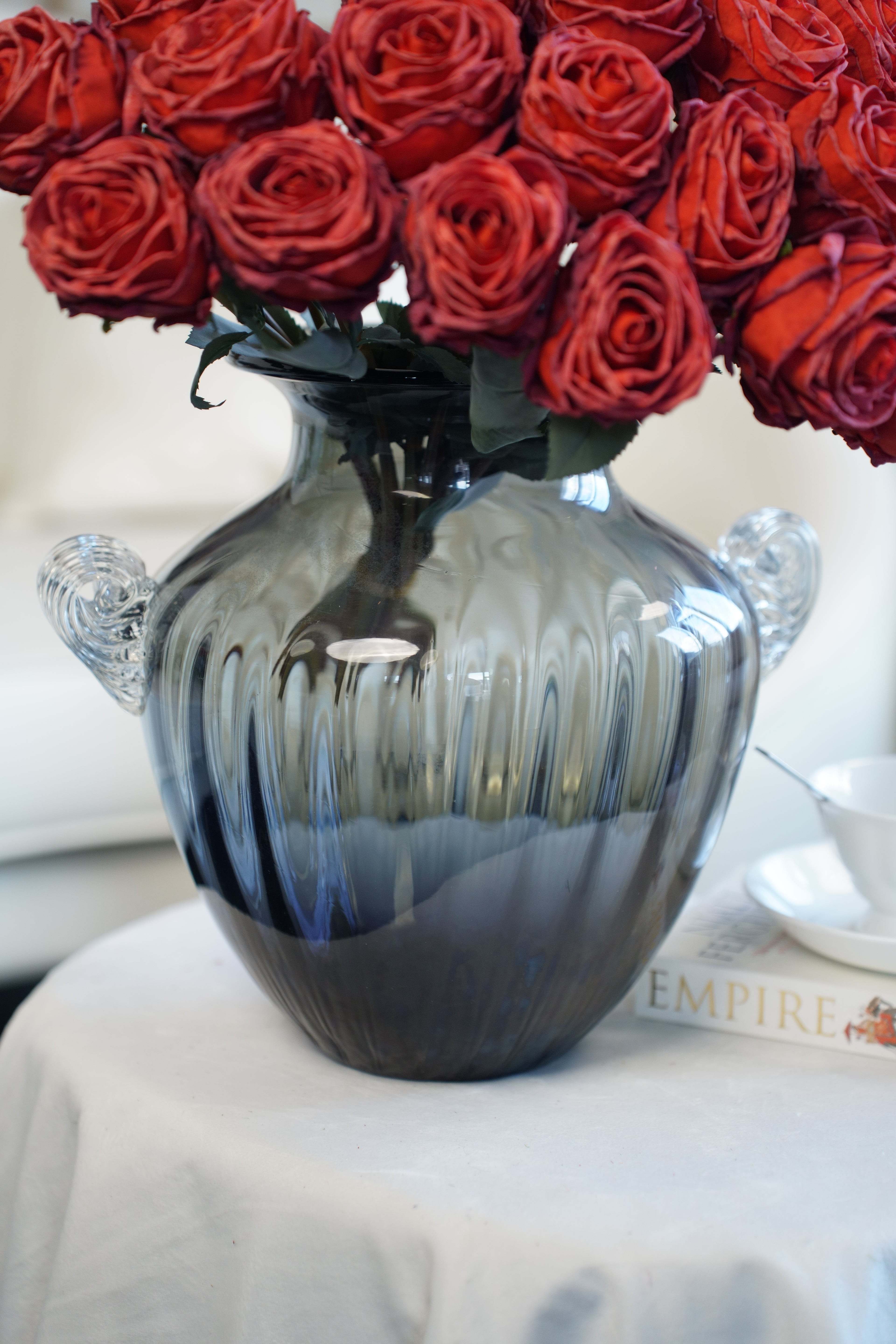 Palais Winged Pumpkin Glass Vase