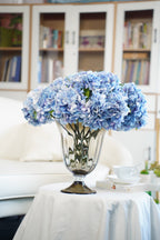 Palais Smoke Pedestal Glass Vase (30 cm)